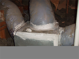 Sealed Ducts To Plenum After Air Seal