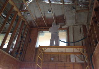 Closed Cell Attic Floor Flashing