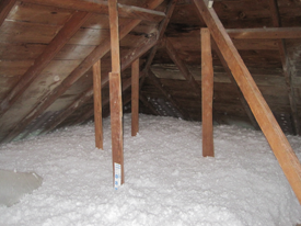 After new insulation installed
