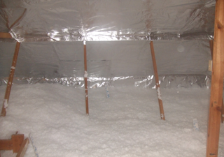 Foil radiant barrier