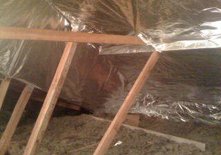 Reflective foil radiant barrier