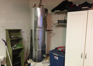 Water heater insulation wrap